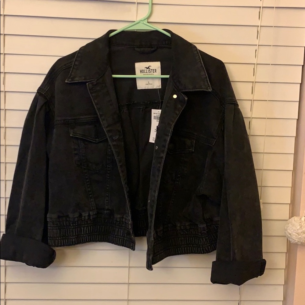 Hollister Black Denim Jacket